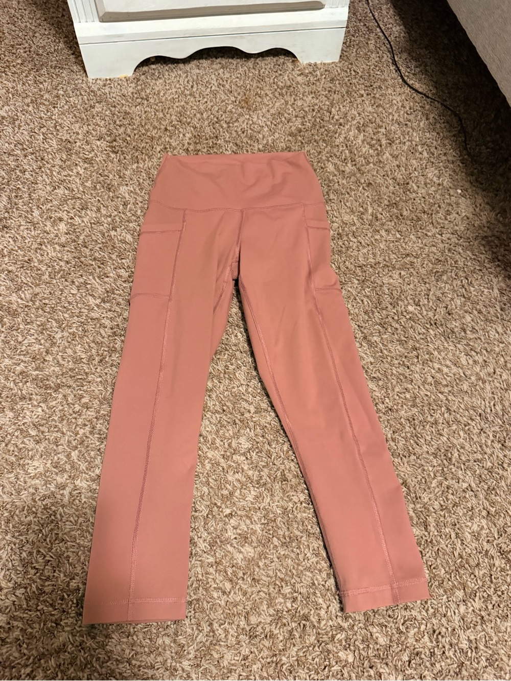 90 Degree By Reflex High-Waist Leggings in Dusty Rose